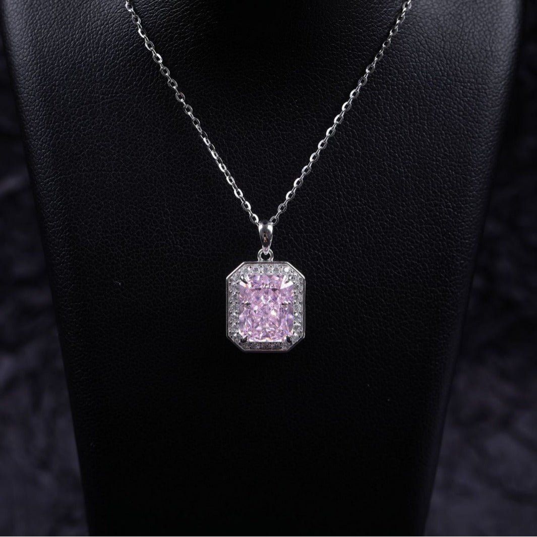 Ice Flower Cut Zircon Necklace