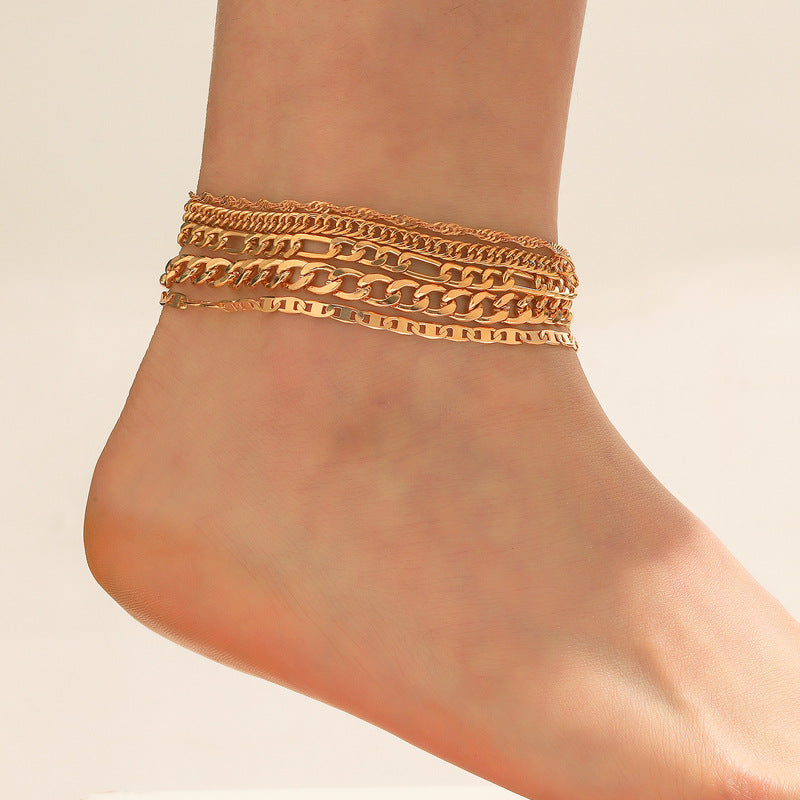 Retro Chain Anklet