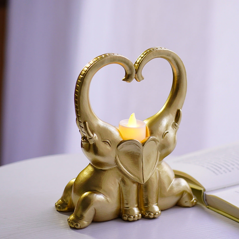 Elephant Candlestick Decoration