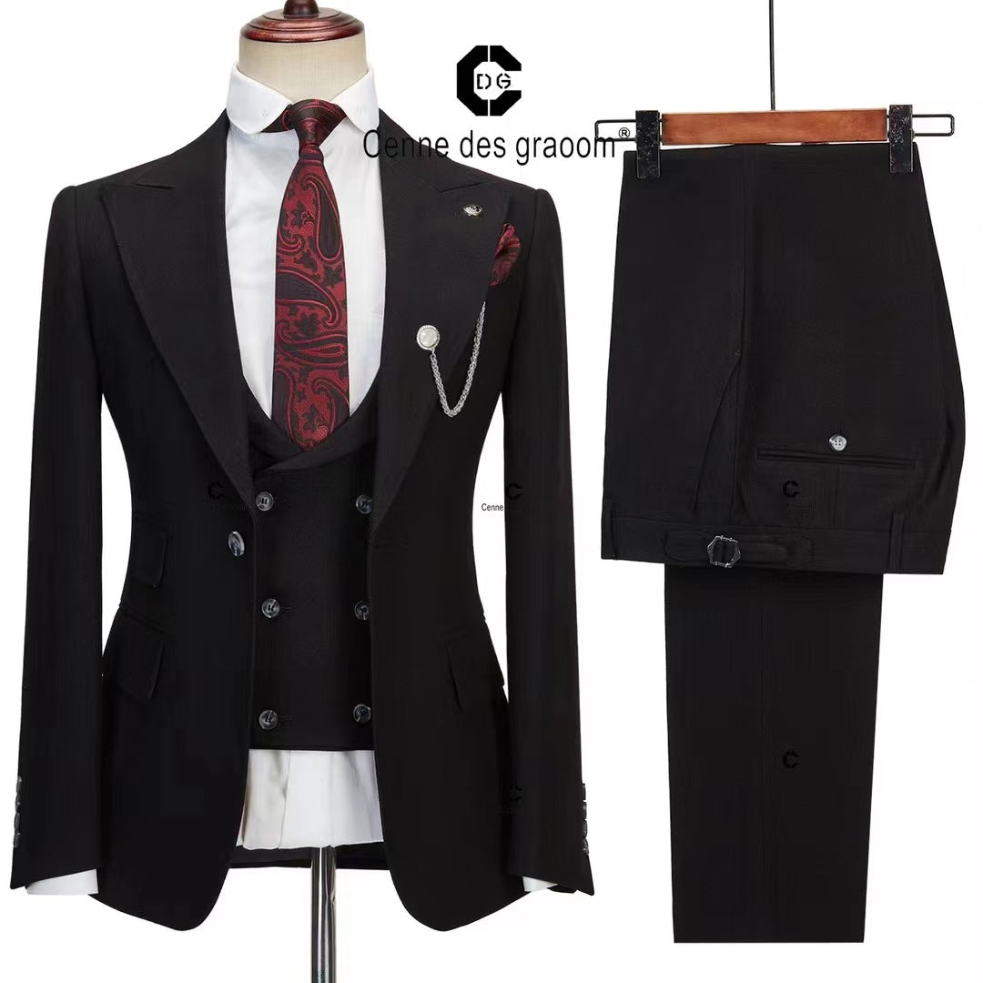 Dress Suit Men's Best Man Wedding Esmoquin