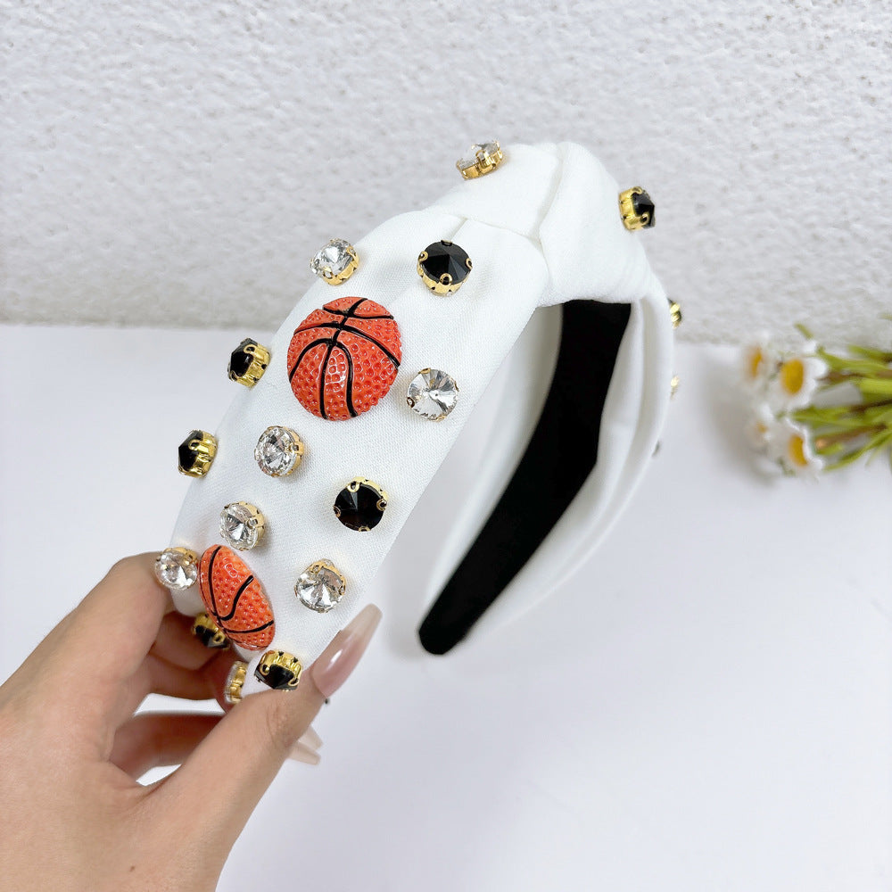 Sports Rhinestone Headband