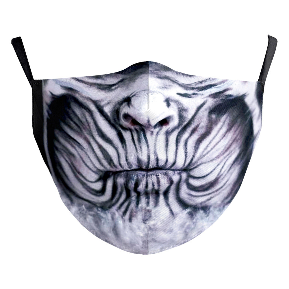 Halloween Double-layer Dust Mask