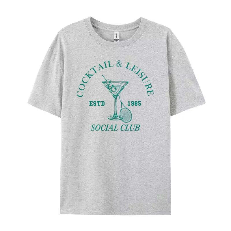 Cocktail Leisure Retro Graphic Tees