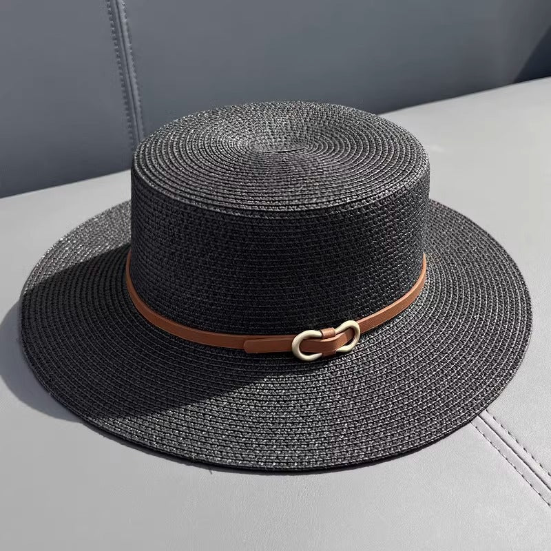 Flat Straw Hat