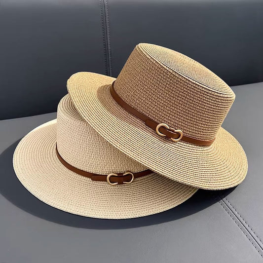 Flat Straw Hat