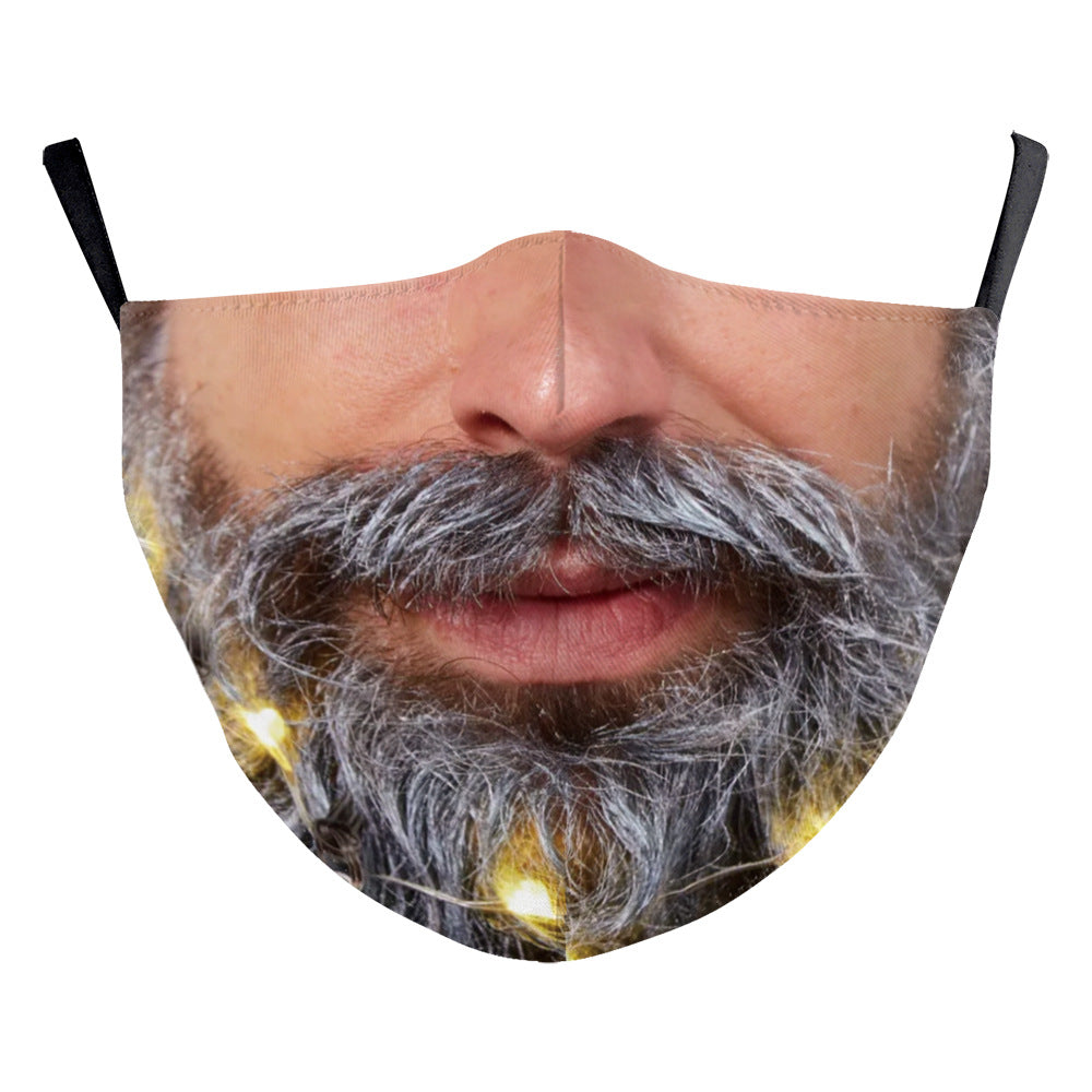 Christmas Double Layer Dustproof Mask