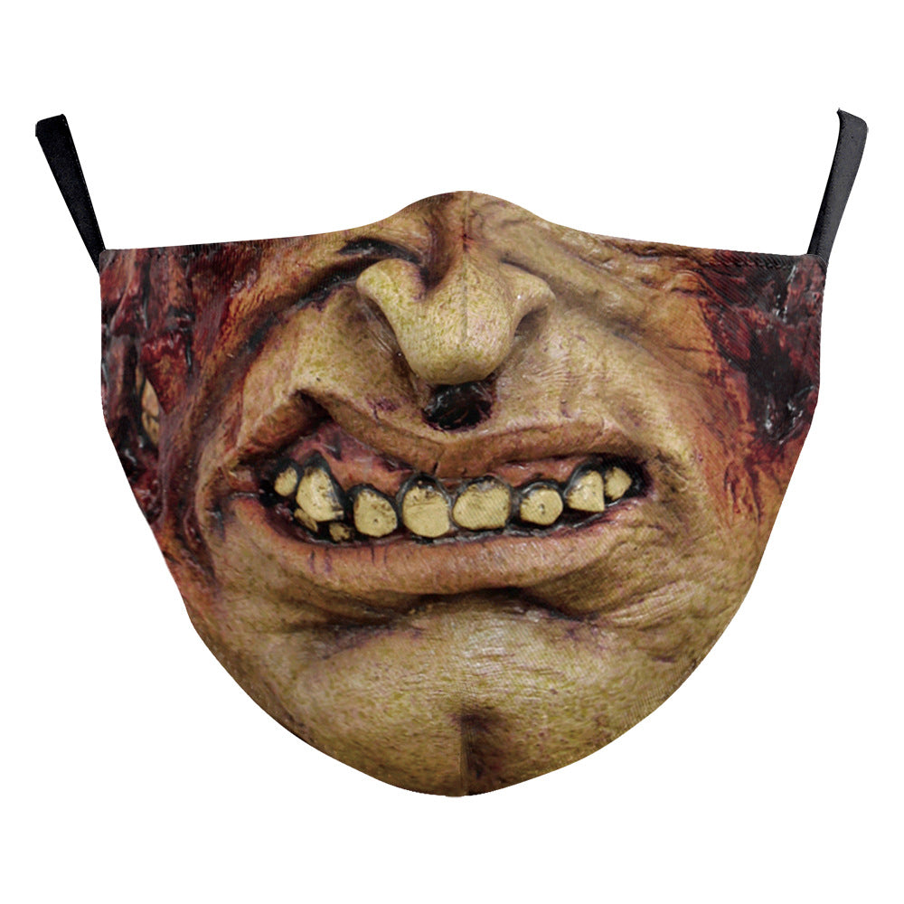 Halloween Double-layer Dust Mask