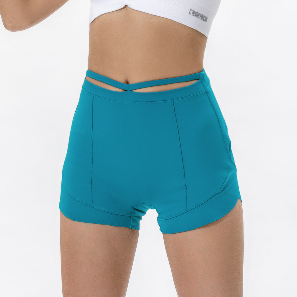 Womens Skinny Slimming Sports Shorts