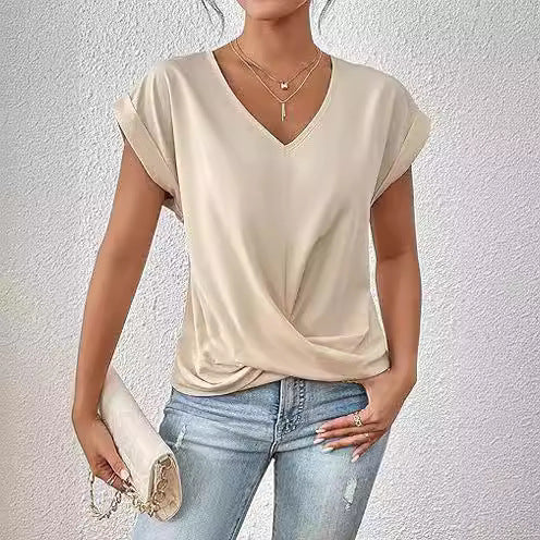 Casual  Knot Top