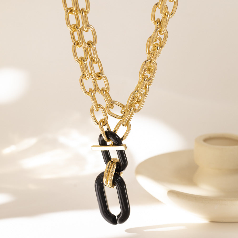 Creative Chain Large Multi-layer Necklace