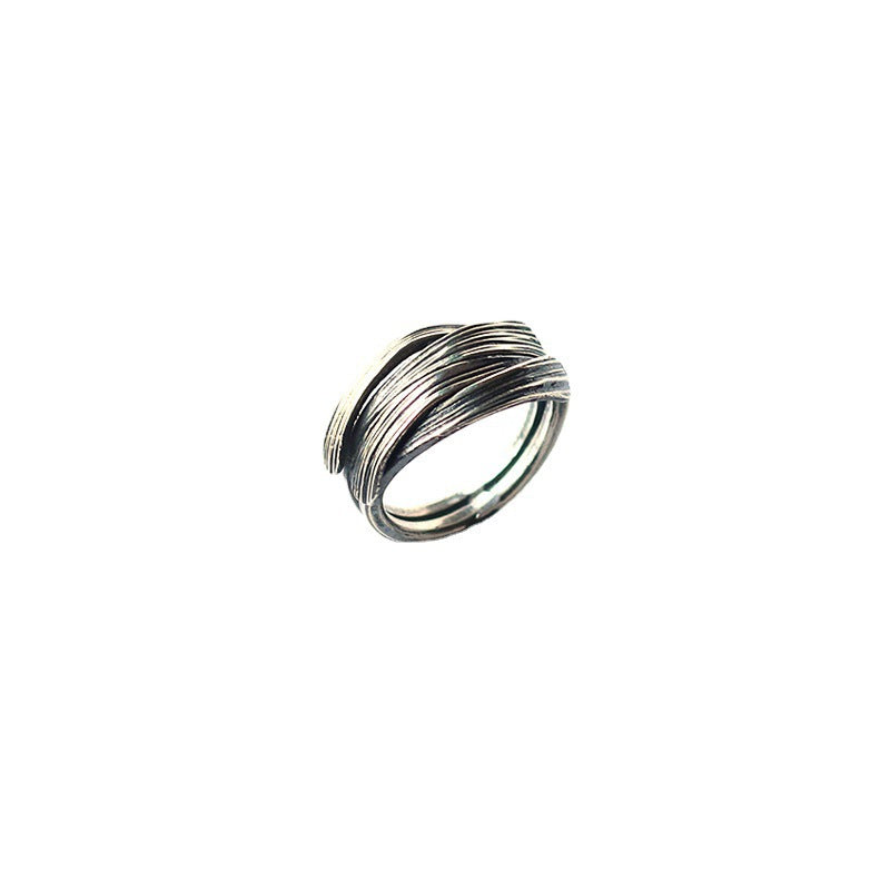 Men's Flow Ring Thai Silver