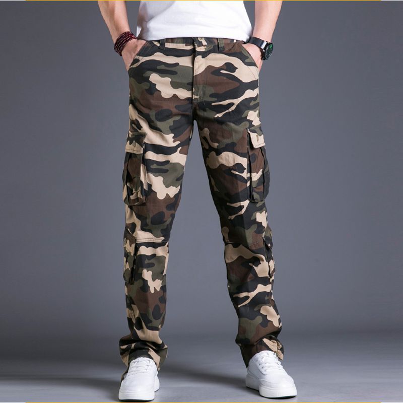 Men's Straight Camouflage Pants