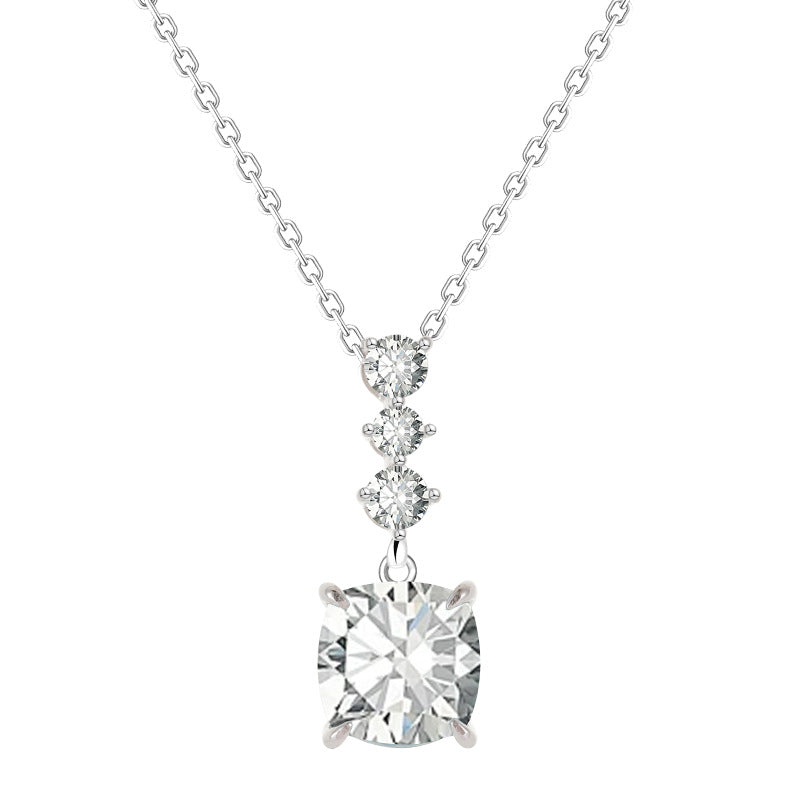 S925 Silver Zircon Necklace