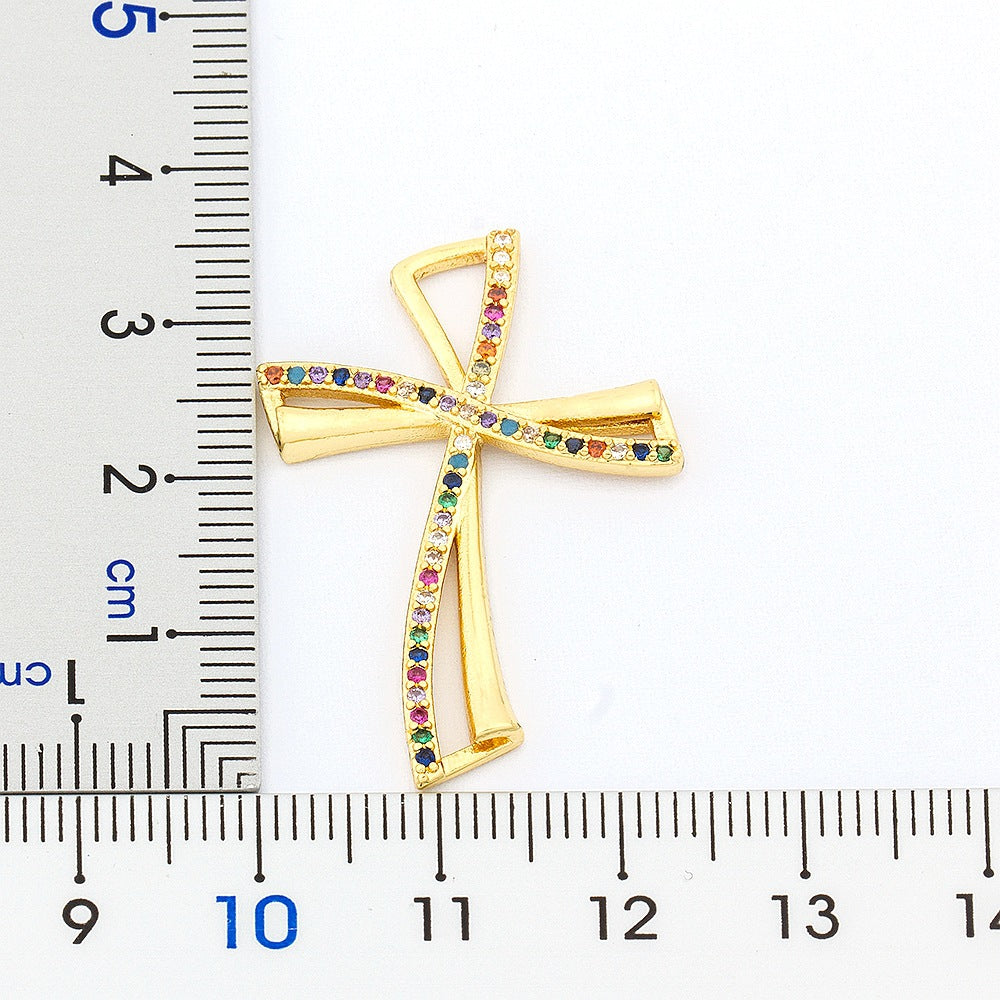 Gold-plated Cross Necklace