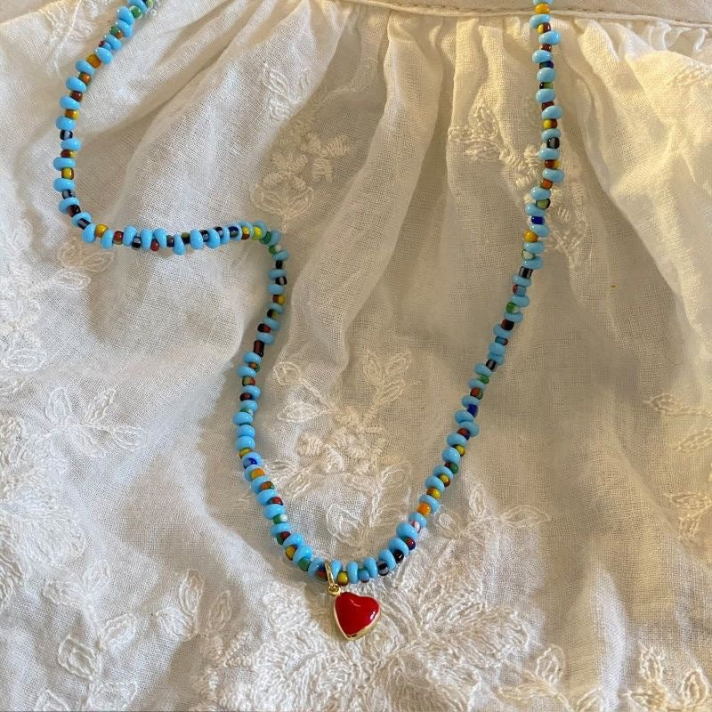 Colorful Twin Pearl Necklace