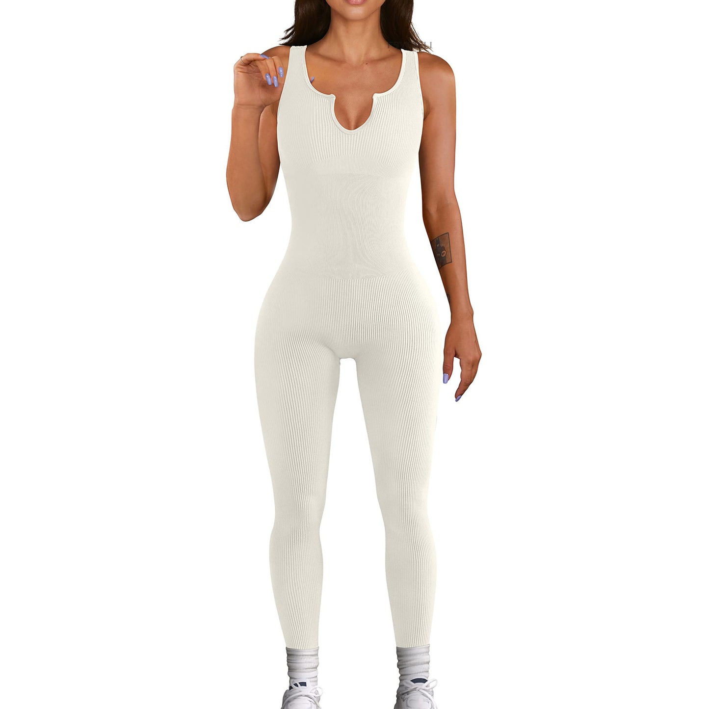 Women Sleeveless Vest Jumpsuit