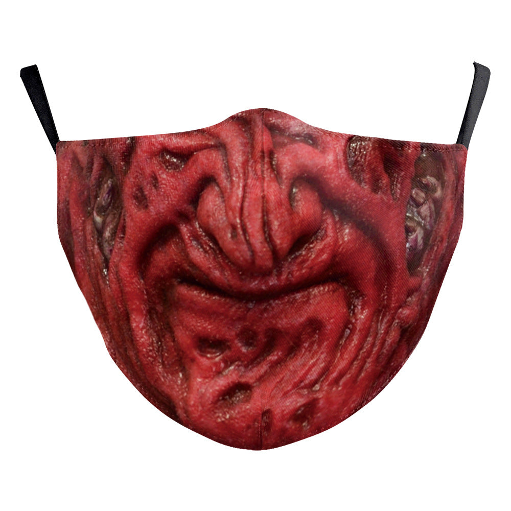 Halloween Double-layer Dust Mask