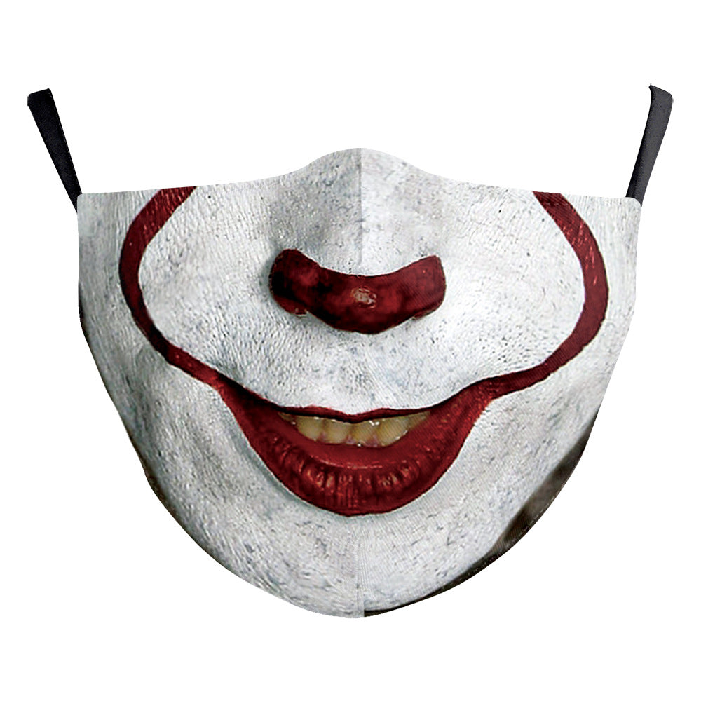 Halloween Double-layer Dust Mask