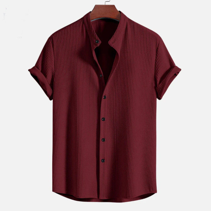 Men's Short Sleeve Loose Shirt Top