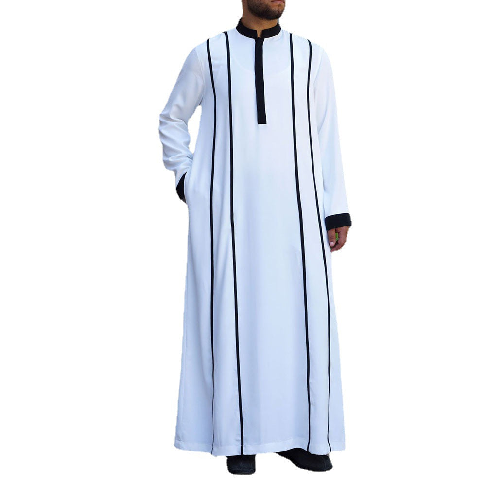 White European Muslim Robe