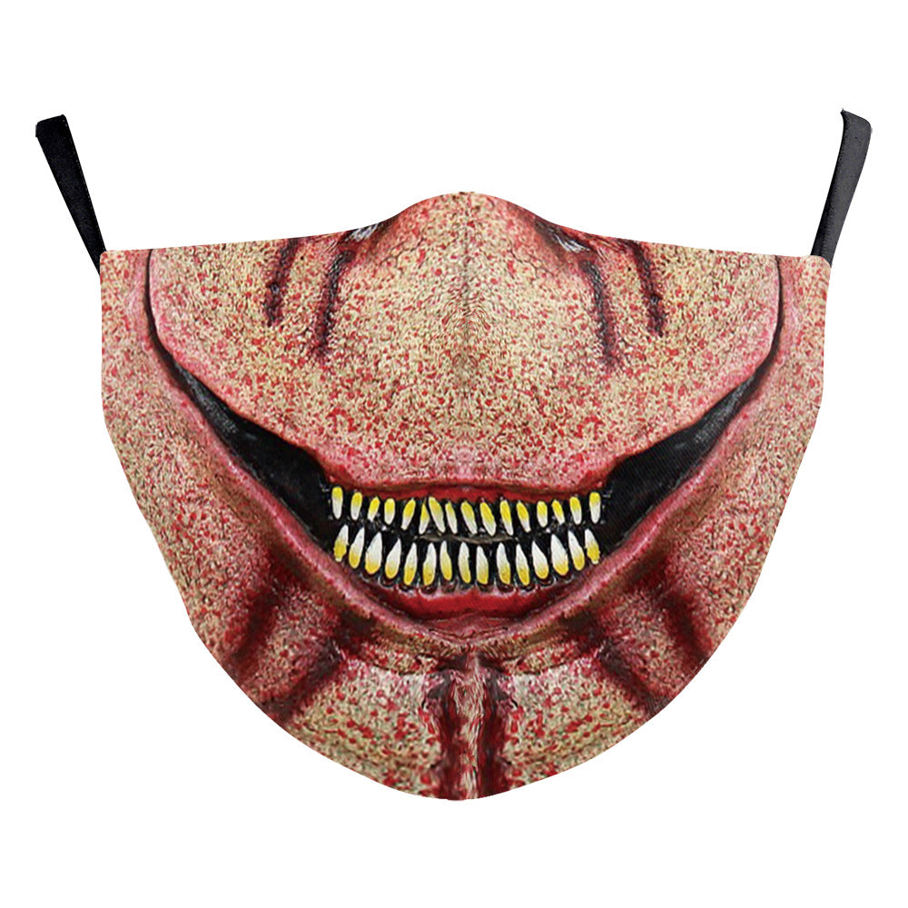 Halloween Double Layer Dust Mask