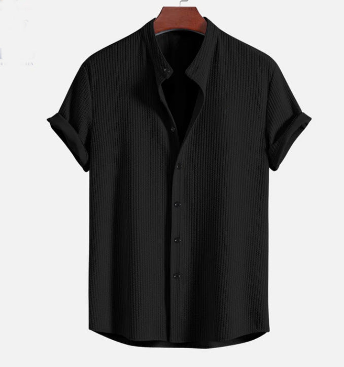 Men's Short Sleeve Loose Shirt Top