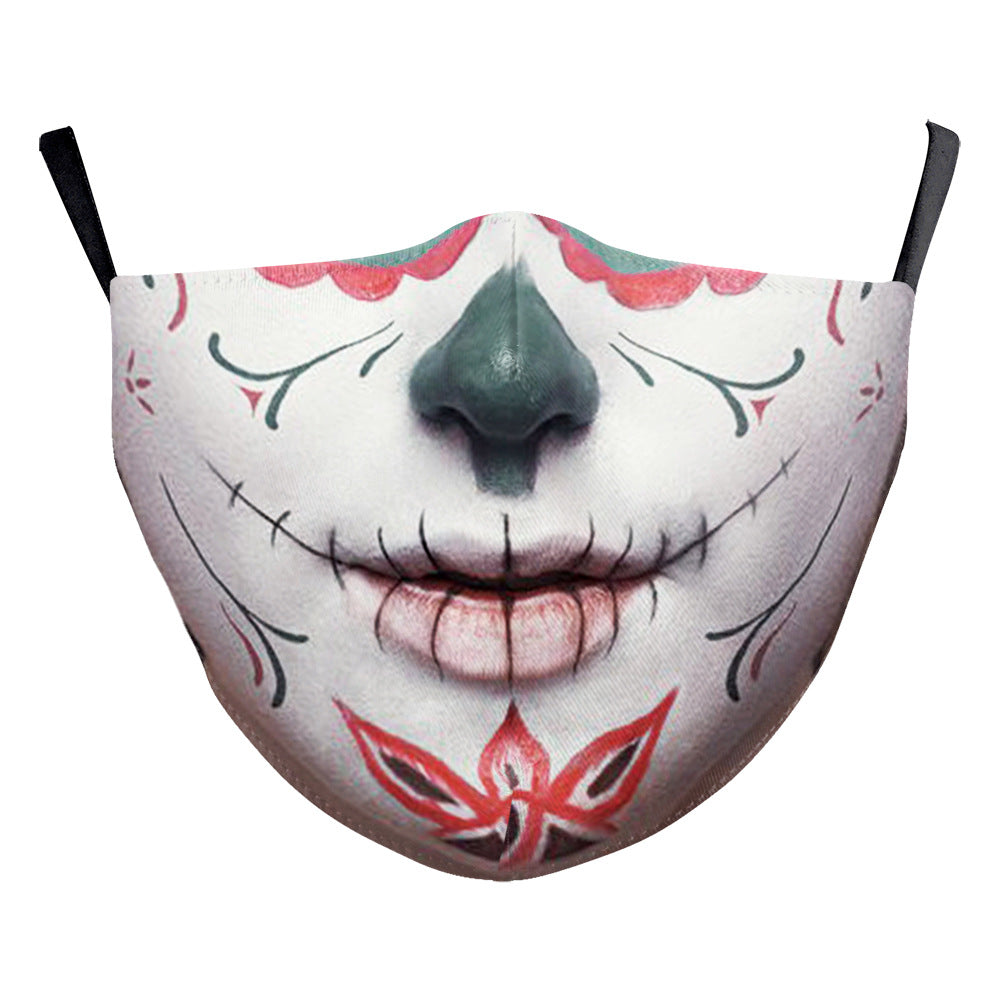 Halloween Double Layer Dust Mask