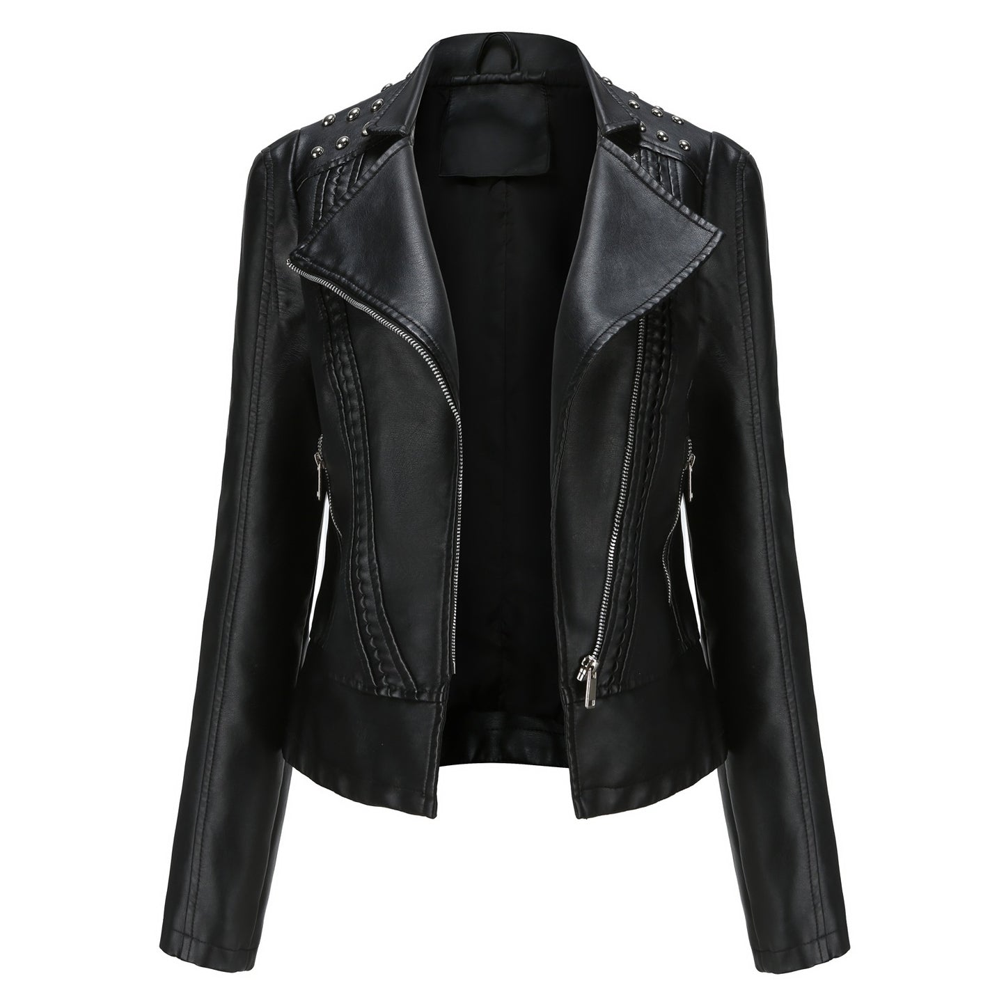 Beaded Leather Jacket