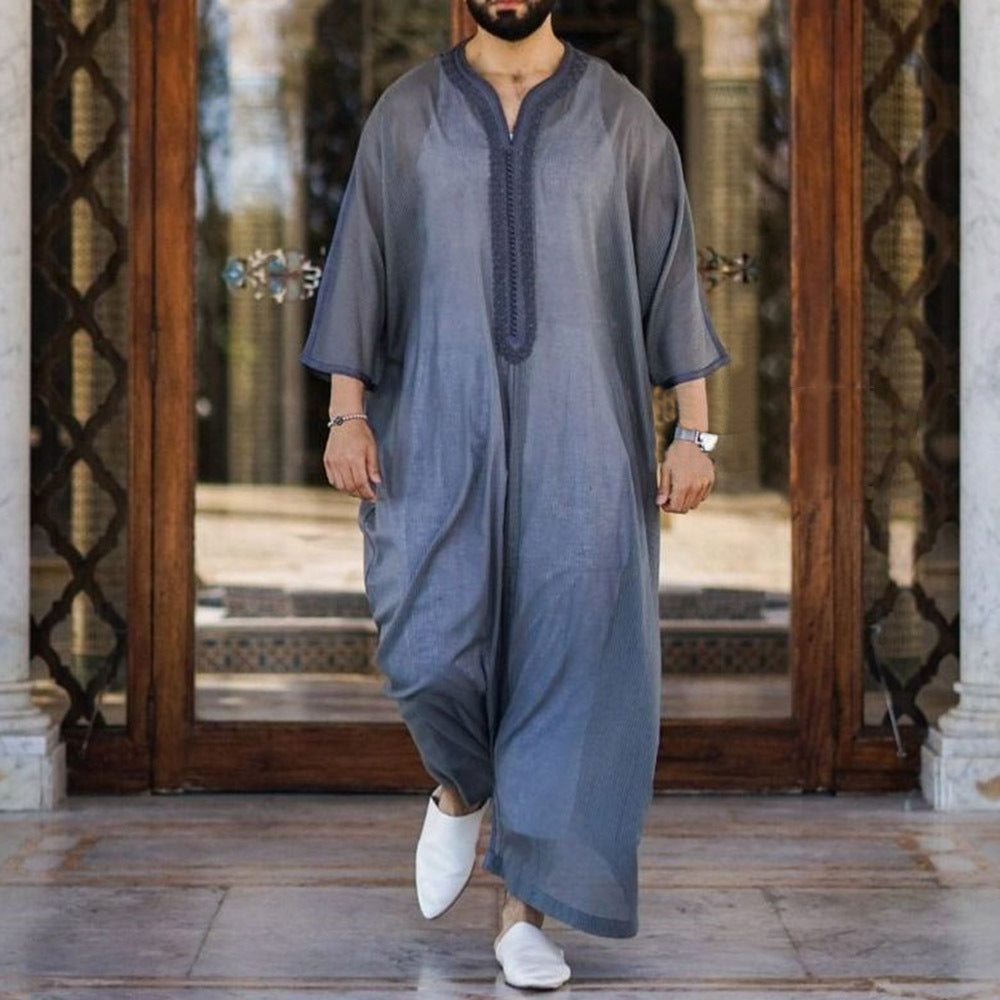 Thin Youth Linen  Robe