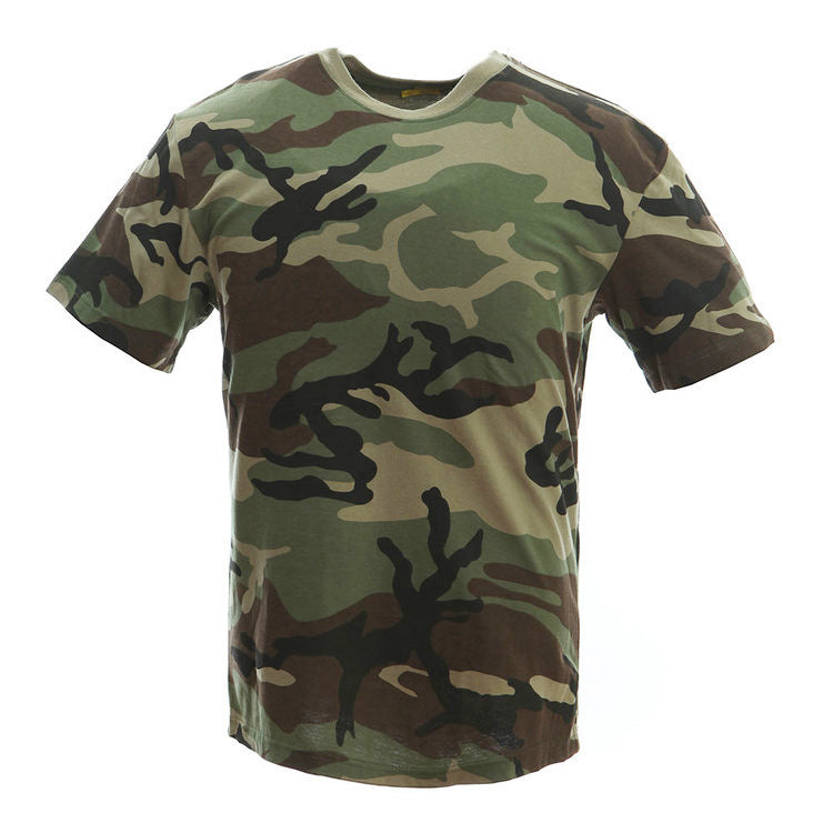 Men's Cotton Tactical Camouflage T-shirt