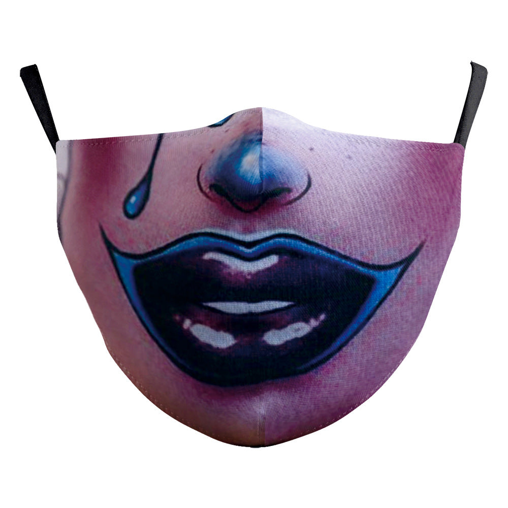 Halloween Double-layer Dust Mask