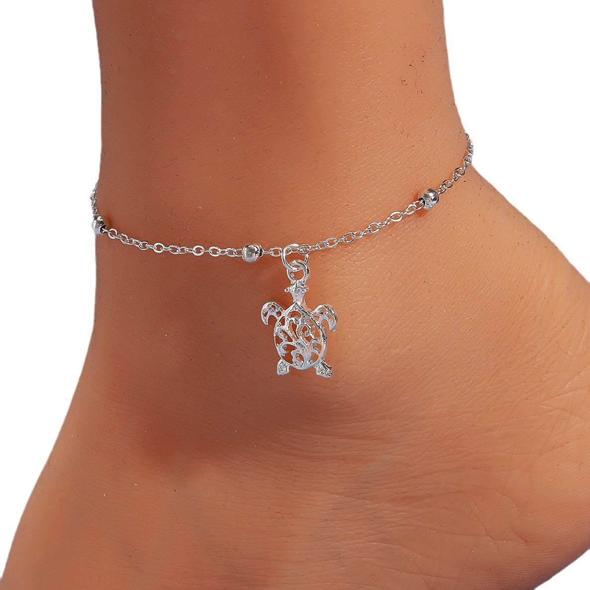 Beach Turtle Anklet