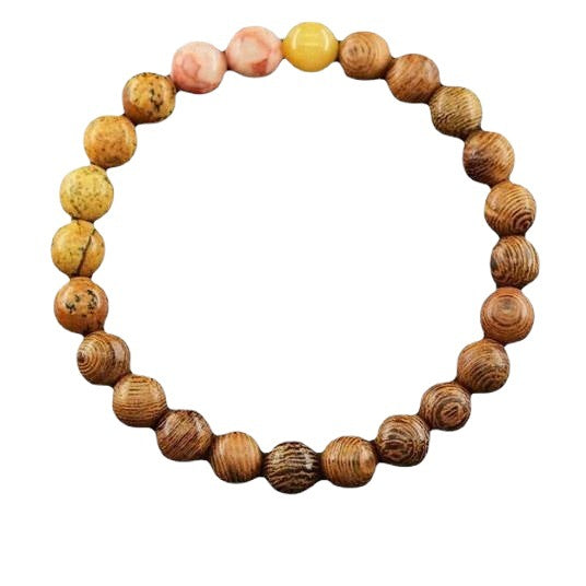 10 Mm Stone Beaded Bracelet