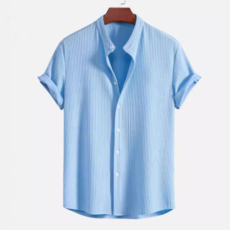 Men's Short Sleeve Loose Shirt Top