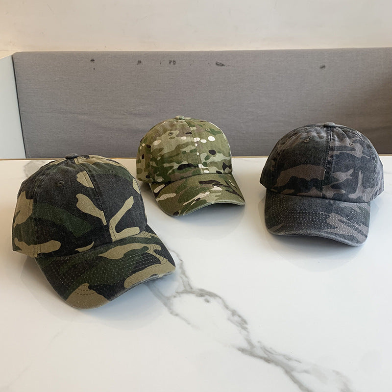 Camouflage Peaked Cap Cotton Versatile Casual