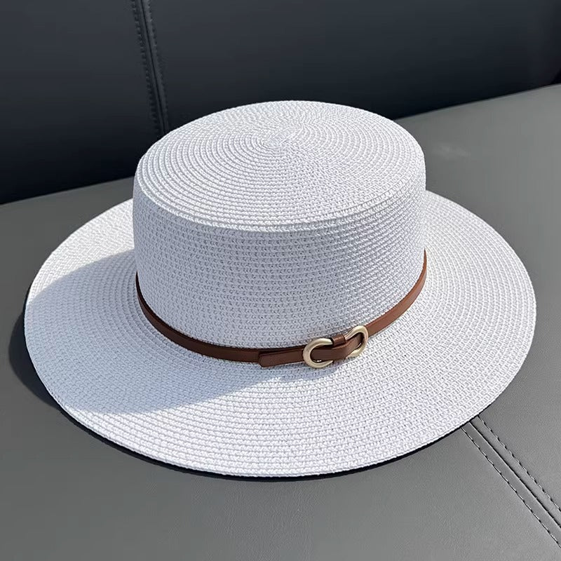 Flat Straw Hat