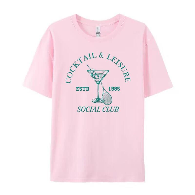 Cocktail Leisure Retro Graphic Tees