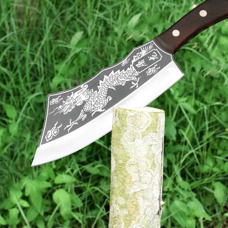 Forged Dragon Bone Cutting Cleaver