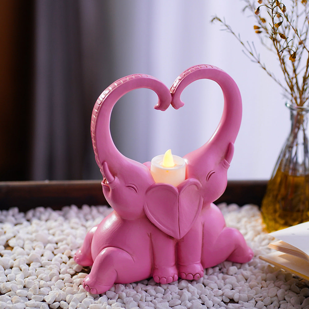 Elephant Candlestick Decoration