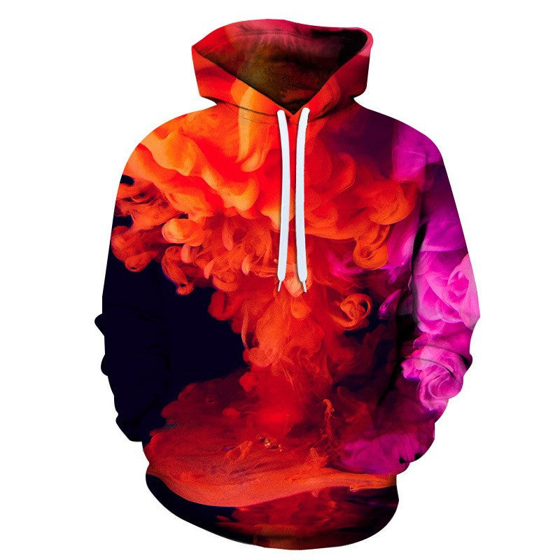 Artistic Color Ink Digital Printed Hoodie