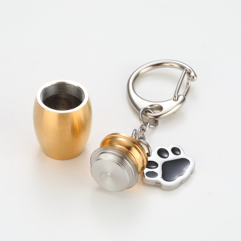 Pet Urn Bottle Keychain