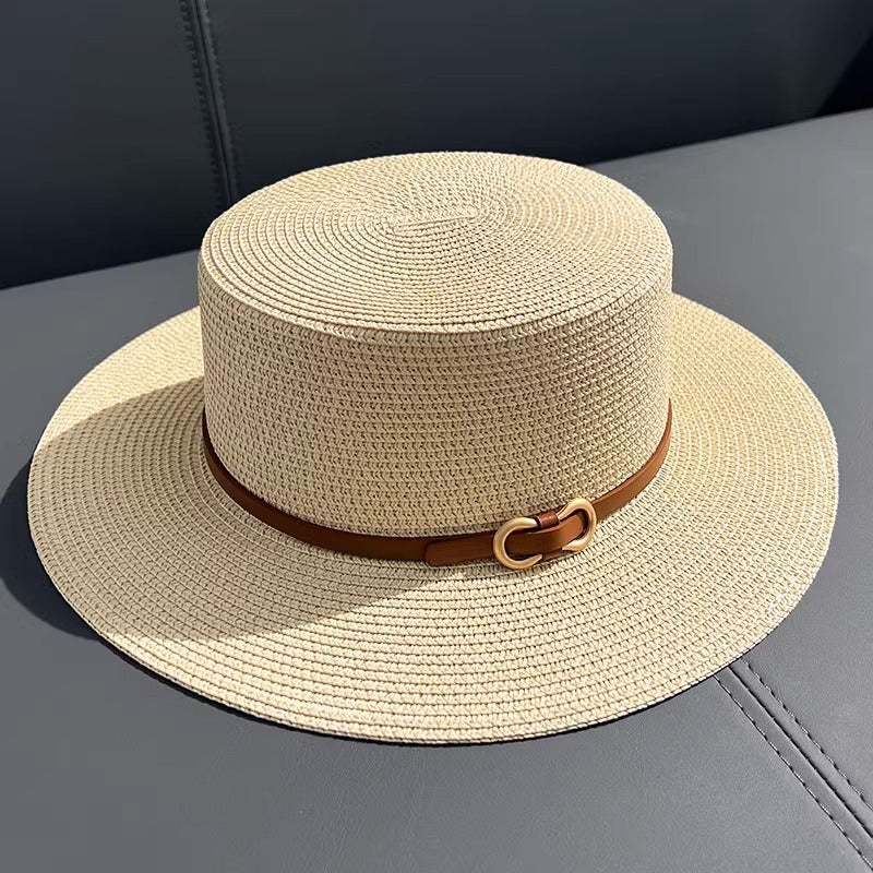 Flat Straw Hat