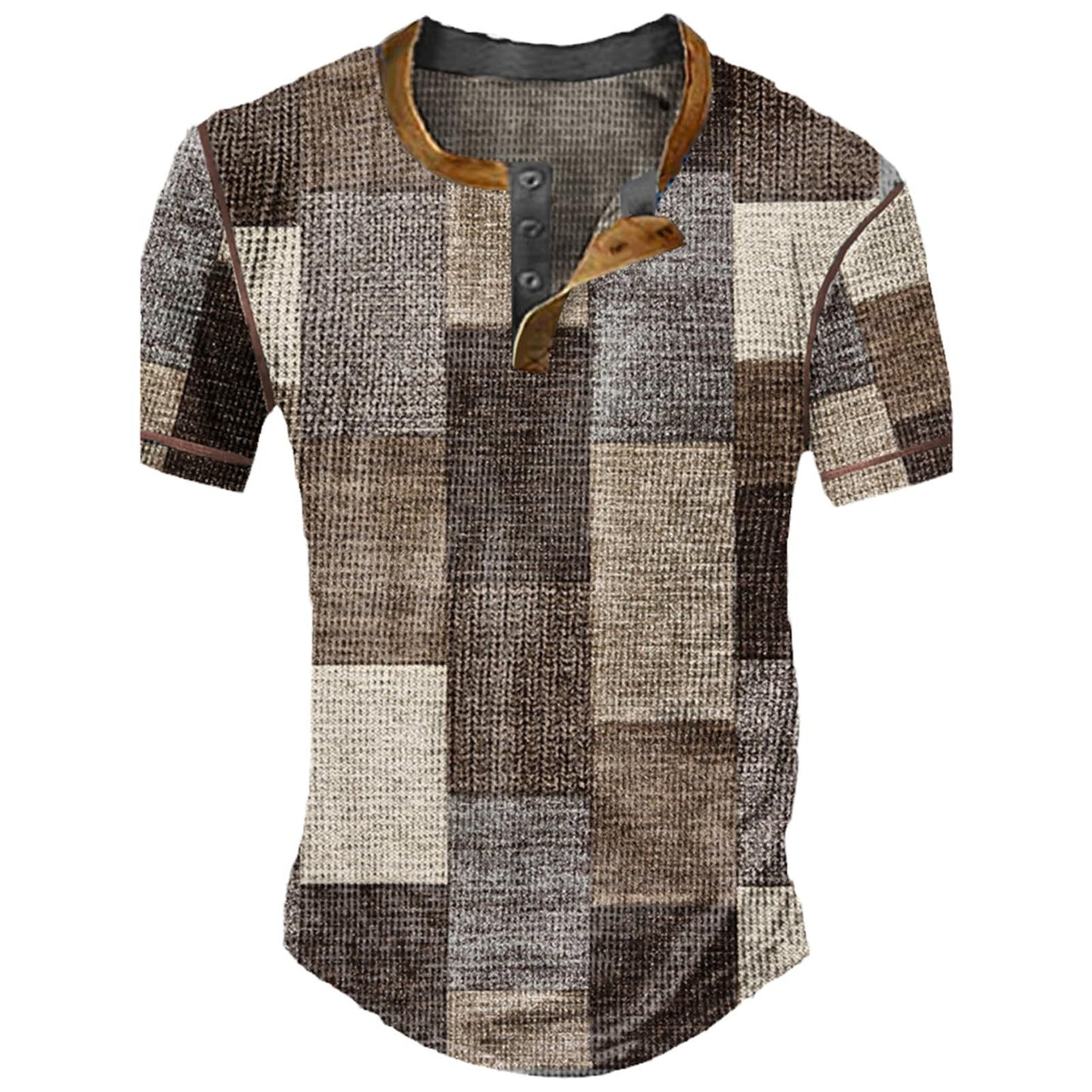 Men's T-shirt Casual Digital Printing Loose Short Sleeve