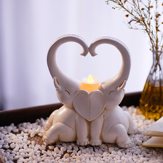 Elephant Candlestick Decoration