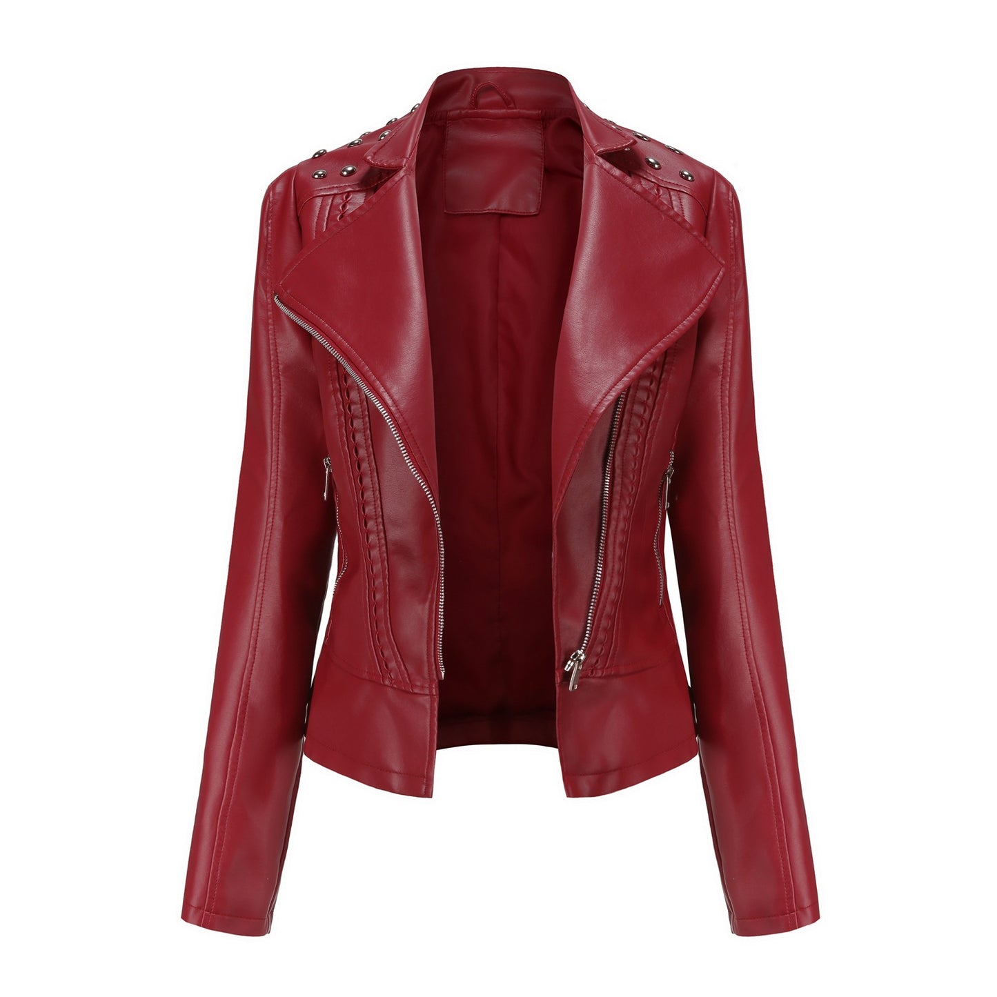 Beaded Leather Jacket