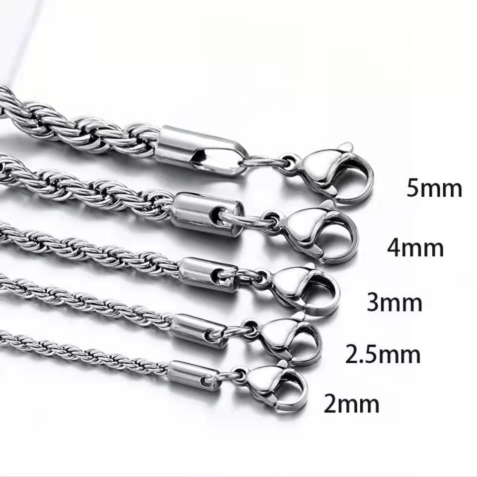 Stainless Steel Twist Chain