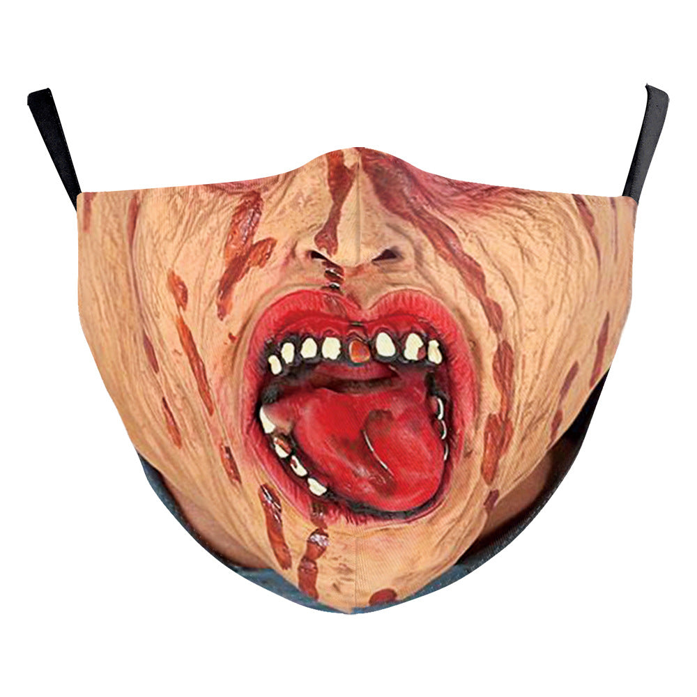 Halloween Double Layer Dust Mask