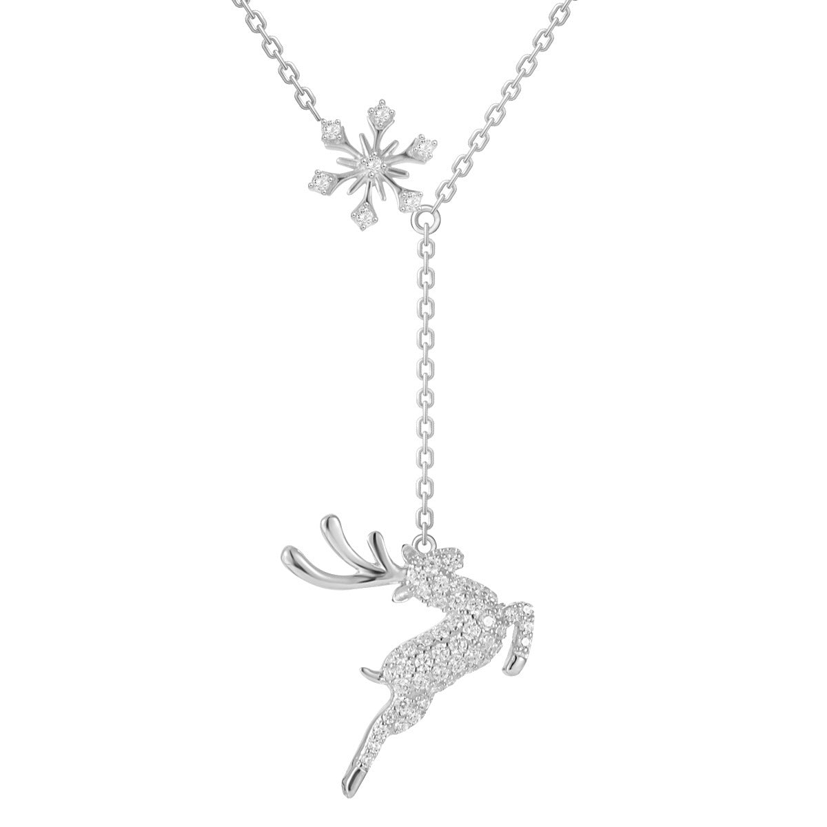 Portland Stag Sterling Silver Necklace