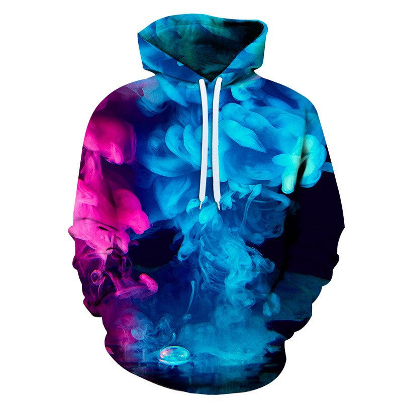 Artistic Color Ink Digital Printed Hoodie