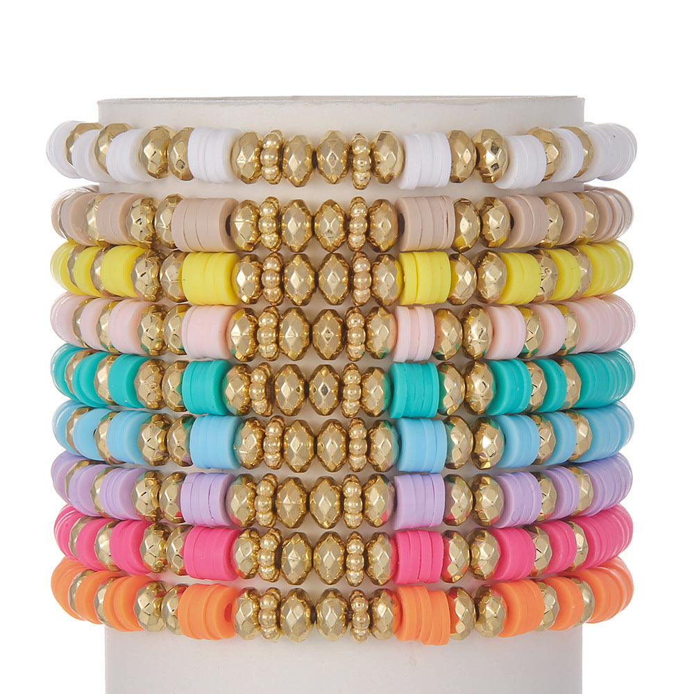 Bohemian Suit Summer Beach 9 Piece Set Bracelets